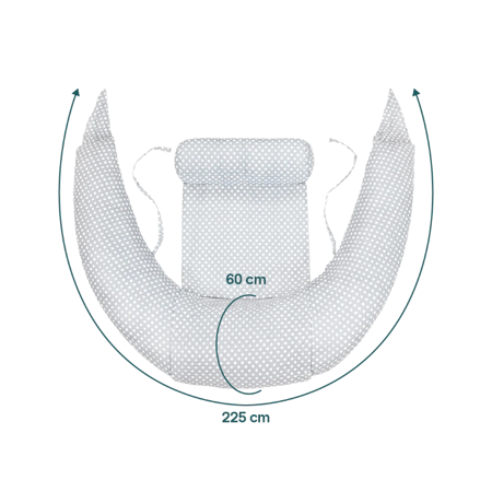 Slika za Koala Babycare® Jastuk za trudnice Hug+ Comfy Grey