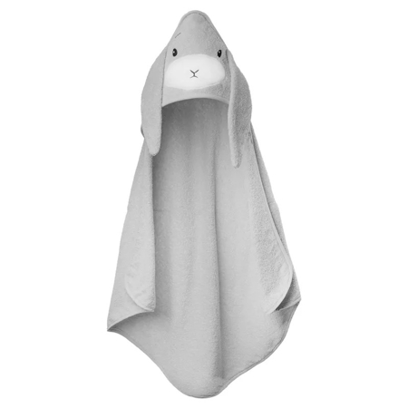 Slika Effiki® Brisača s kapuco Gray Zajček 75x75