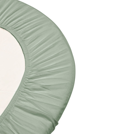 Leander® Otroška jogi rjuha za posteljico Sage Green 2 kosa 120x60