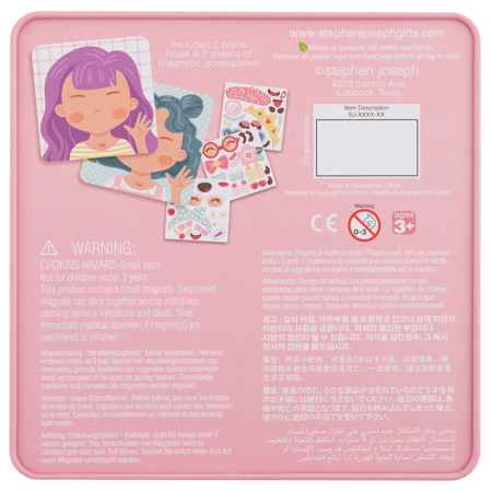 Slika za Stephen Joseph® Magneti Funny Faces Girl
