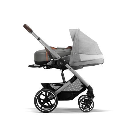 Cybex® Otroški voziček Balios S Lux (0-22 kg) Lava Grey (Silver Frame)