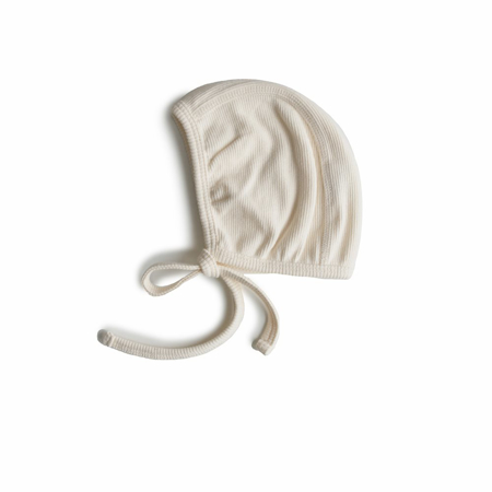 Mushie® Kapica za novorojenčka Ivory (0-3M)