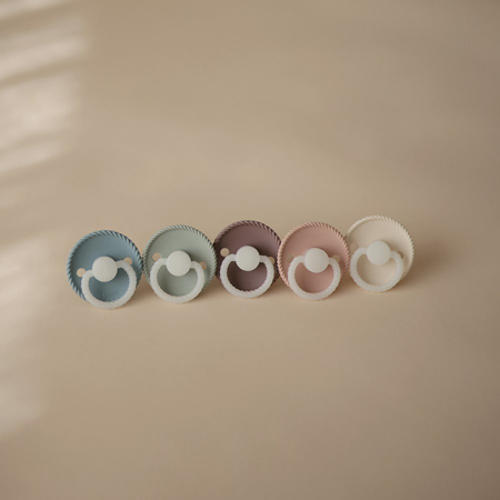 Immagine di Frigg® Ciuccio in caucciù Rope Stone Blue Night/Cream Night