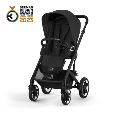 Slika Cybex® Otroški voziček Talos S LUX (0-22 kg) - Moon Black (Black Frame)