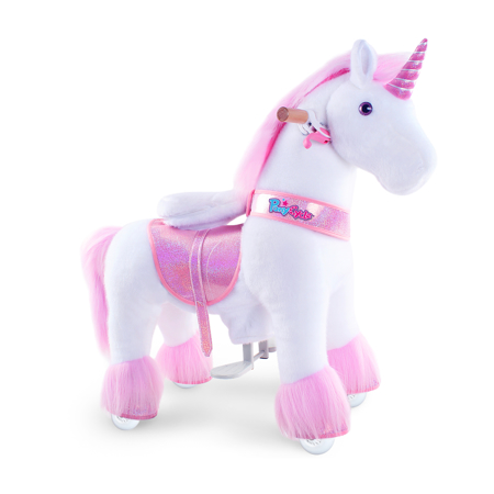 Slika PonyCycle® Konjiček na kolesih - Pink Unicorn (3-5L)