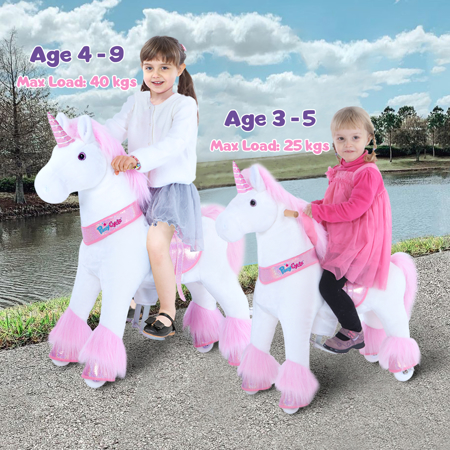 PonyCycle® Konjiček na kolesih - Pink Unicorn (4-8L)
