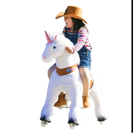 PonyCycle® Konjiček na kolesih - White Unicorn (7+L)