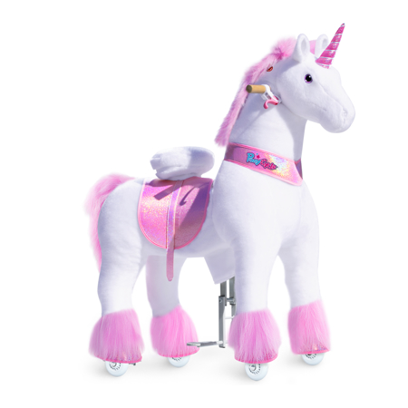 PonyCycle® Konjiček na kolesih - Pink Unicorn (7+L)