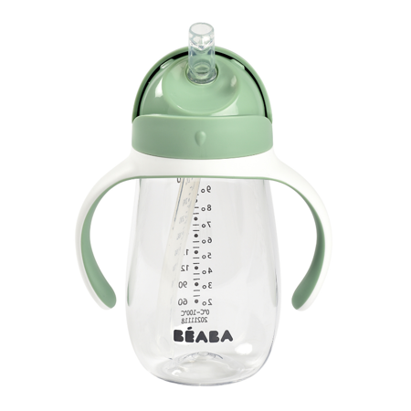 Beaba® Steklenička s slamico 300ml Sage Green