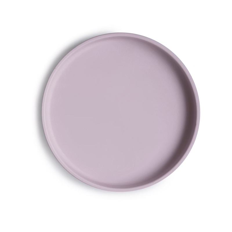 Mushie® Silikonski krožnik z vakumskim dnom Soft Lilac
