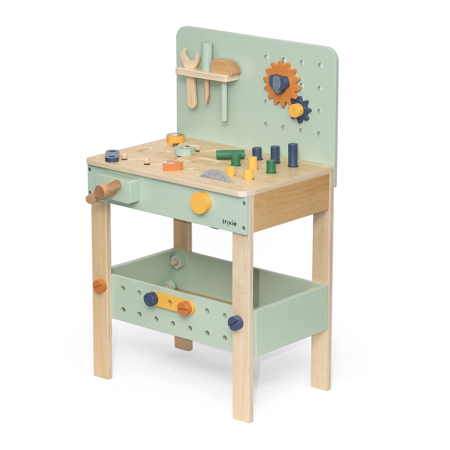 Trixie Baby® Lesena delovna miza z orodjem