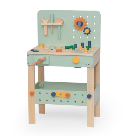 Trixie Baby® Lesena delovna miza z orodjem