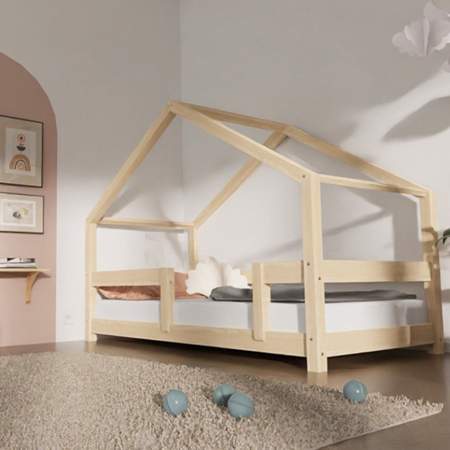 Benlemi® Otroška postelja Lucky 120x190 Natural