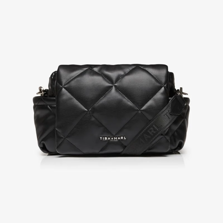 Slika Tiba+Marl® Previjalna torba Nova Eco Compact Quilted Faux Black