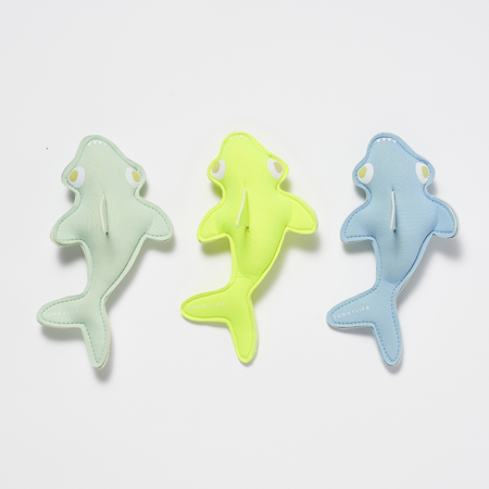 Slika SunnyLife® Vodne igračke za potapljanje Shark Tribe Blue Neon Citrus