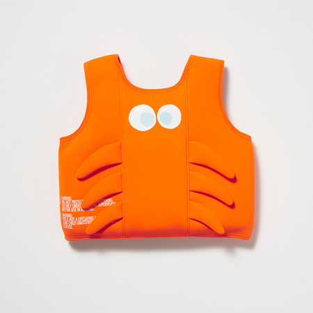 SunnyLife® Otroški plavalni jopič 3-6L Sonny the Sea Creature Neon Orange