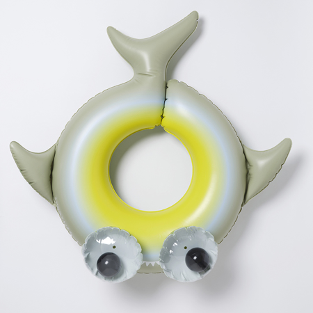 Immagine di SunnyLife® Salvagente gonfiabile per bambini Shark Tribe Khaki