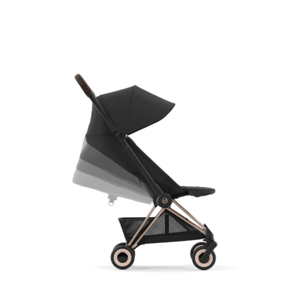 Cybex Platinum® Otroški voziček Coya™ Sepia Black (Rosegold Frame)