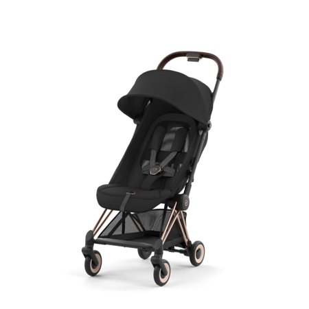 Slika Cybex Platinum® Otroški voziček Coya™ Sepia Black (Rosegold Frame)