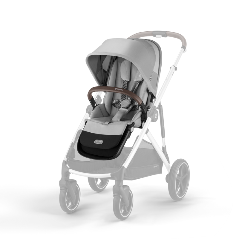 Cybex® Otroški voziček Gazelle™ S Lava Grey (Silver Frame)