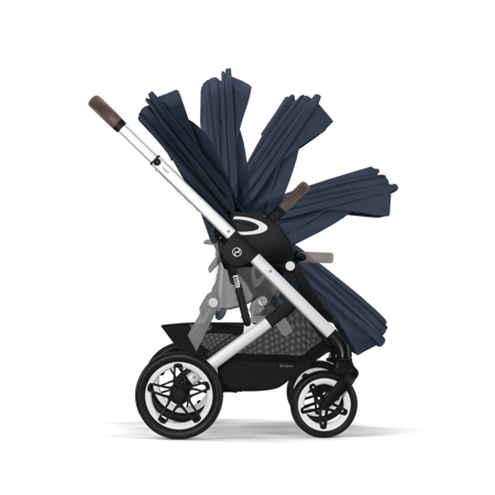Cybex® Otroški voziček Talos S LUX (0-22 kg) Ocean Blue (Silver Frame)