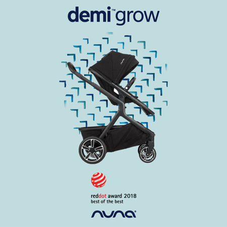 Nuna® Otroški voziček s košaro Demi™ Grow 2v1 Timber