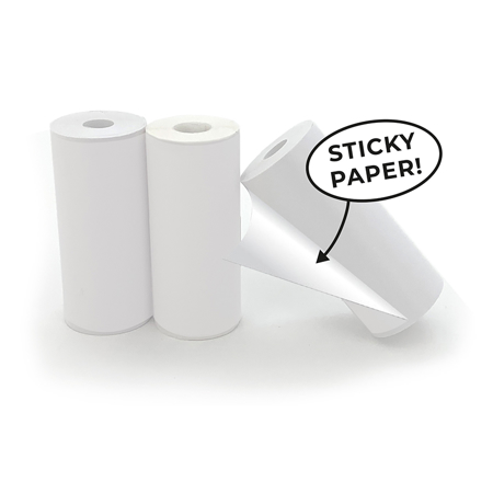 Slika Hoppstar® Nadomestni zvitki samolepilnega termalnega papirja za tiskanje