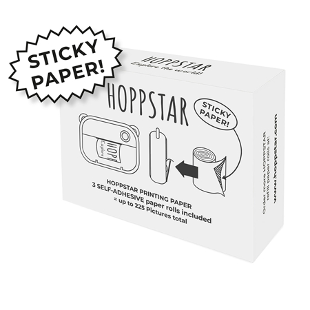 Hoppstar® Nadomestni zvitki samolepilnega termalnega papirja za tiskanje
