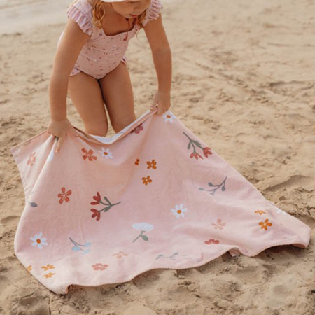 Little Dutch® Brisača za plažo Little Pink Flowers