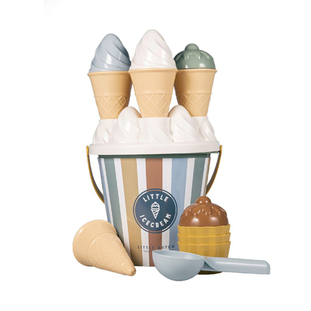 Slika Little Dutch® Set za na plažo Ice Cream Unisex