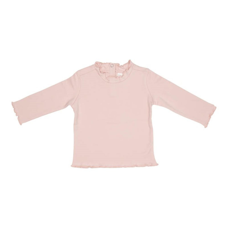 Little Dutch® Otroška majica z naborki Vintage Soft Pink (74)