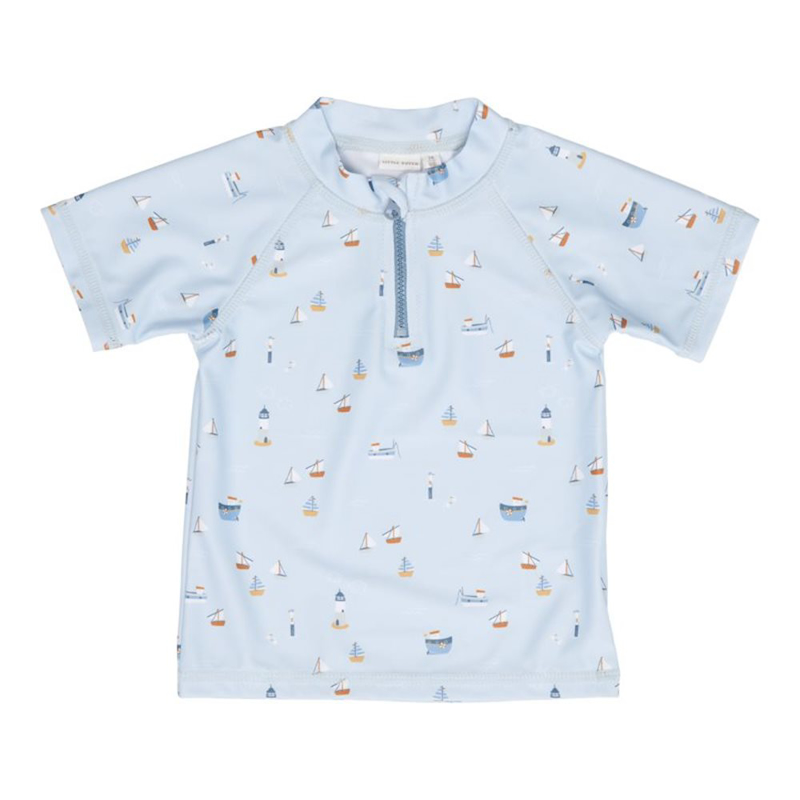 Little Dutch® Otroška kopalna majica z UV zaščito Sailors Bay Blue