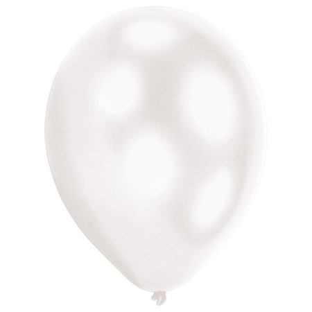 Slika Amscan® 5 lateks balonov z LED lučko 27,5 cm White