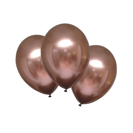 Slika Amscan® 6 lateks balonov Satin Luxe 27,5 cm Rose Copper