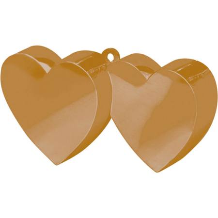 Amscan® Utež za balon Heart 170g Gold
