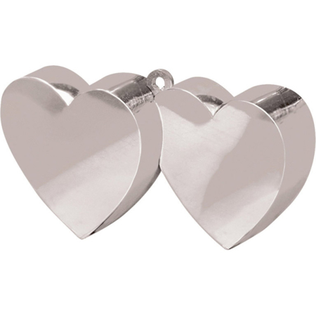 Slika Amscan® Utež za balon Heart 170g Silver