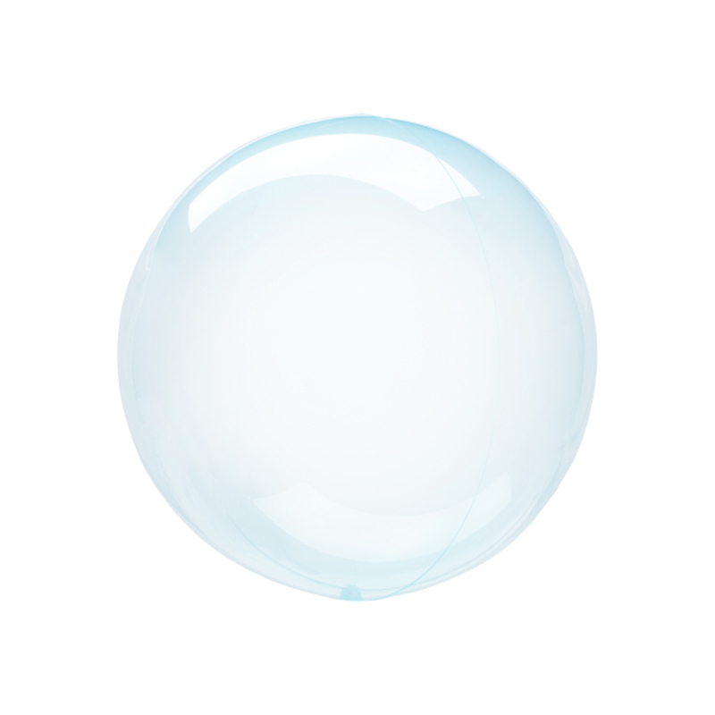 Amscan® Okrogel balon Crystal Clearz™ (30 cm) Petite Blue