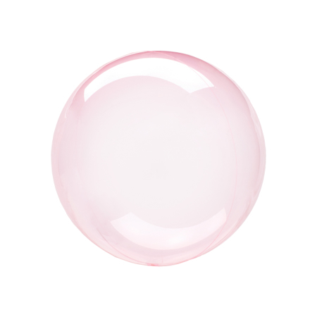 Slika Amscan® Okrogel balon Crystal Clearz™ (30 cm) Petite Dark Pink