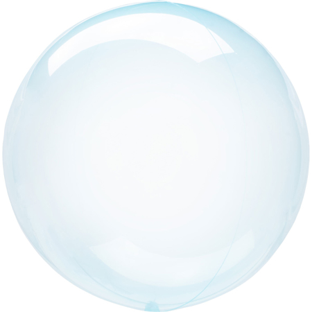 Amscan® Okrogel balon Crystal Clearz™ (46 cm) Petite Blue