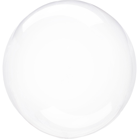 Amscan® Okrogel balon Crystal Clearz™ (46 cm) Petite Clear
