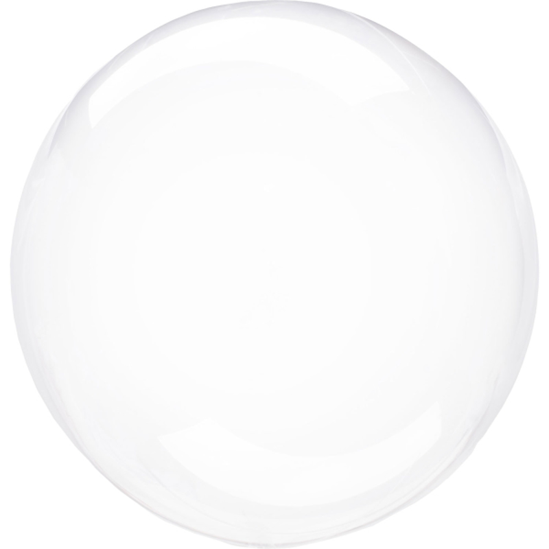 Amscan® Okrogel balon Crystal Clearz™ (46 cm) Petite Clear