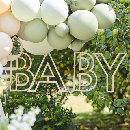 Slika Ginger Ray® Lesena viseča dekoracija Baby