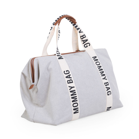 Childhome® Previjalna torba Mommy Bag Signature Canvas Off White