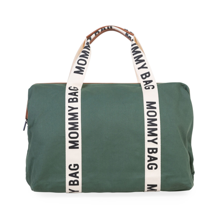 Slika Childhome® Previjalna torba Mommy Bag Signature Canvas Green