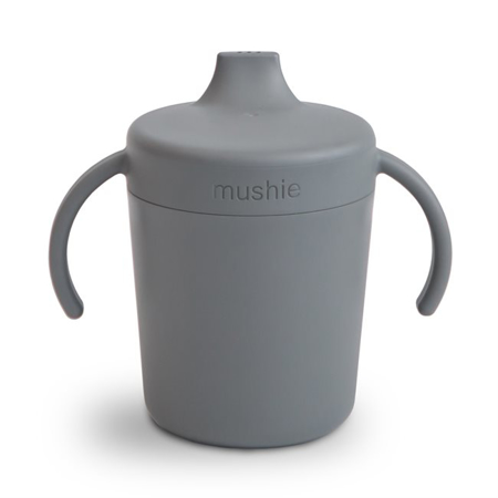 Mushie® Kozarček za učenje pitja Sippy Cup Smoke