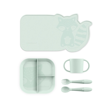 Slika Miniland® Set za hranjenje Mint
