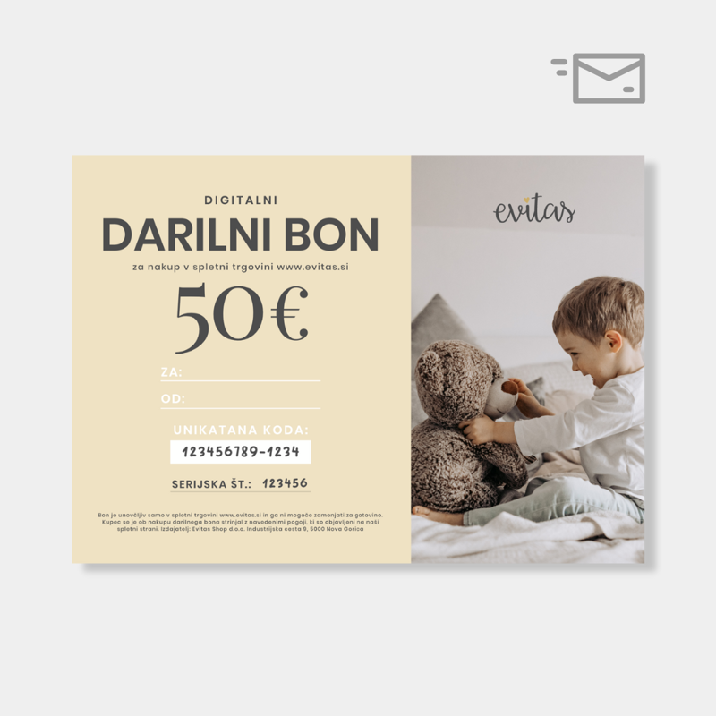 Immagine di Digitalni darilni bon v vrednosti 50€