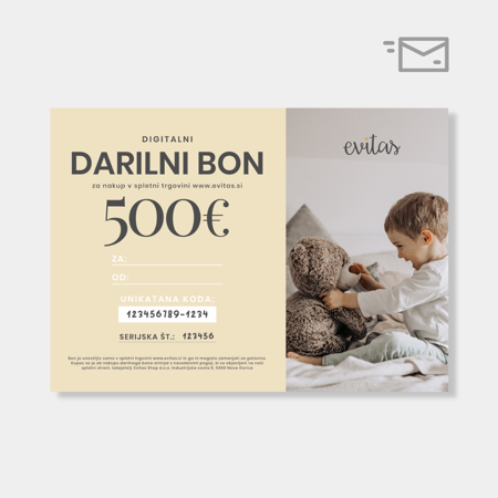 Slika Digitalni darilni bon v vrednosti 500€
