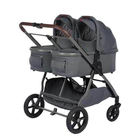 MAST® Otroški voziček TWIN X - Volcanic Ash (Lightweight Wheels)