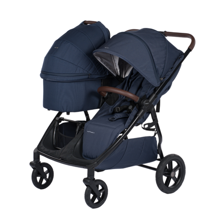 MAST® Otroški voziček TWIN X - Blueberry (Lightweight Wheels)